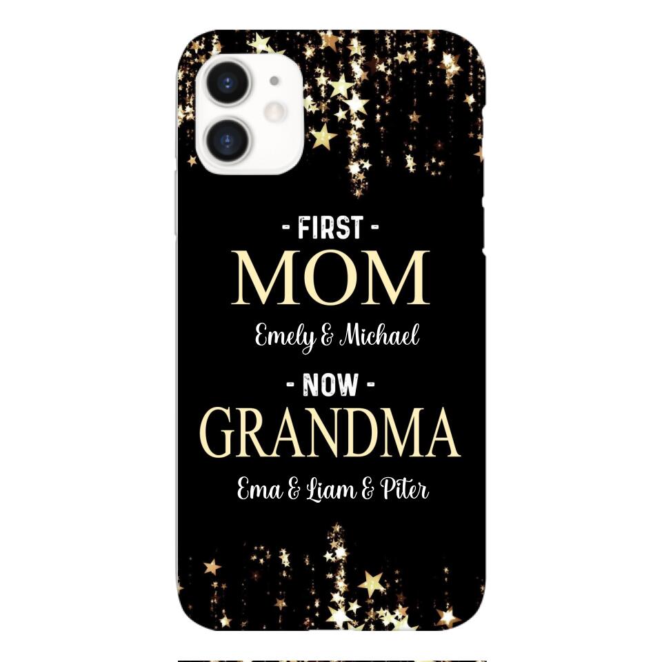 Personalized Mom & Grandma Phone Case Printed QT-DT18