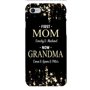 Personalized Mom & Grandma Phone Case Printed QT-DT18