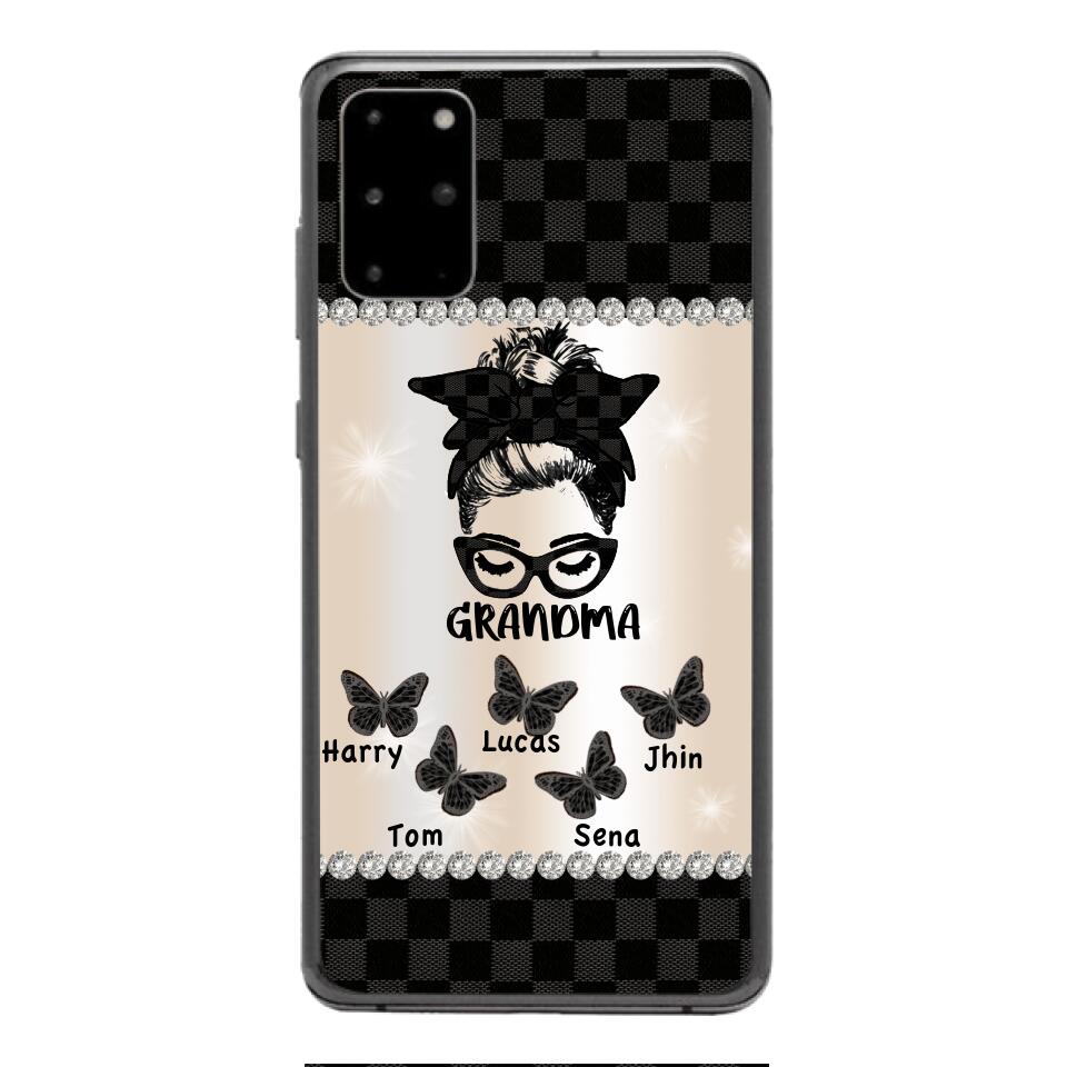 Personalized Grandma Phone Case Printed 22MAR-HC01