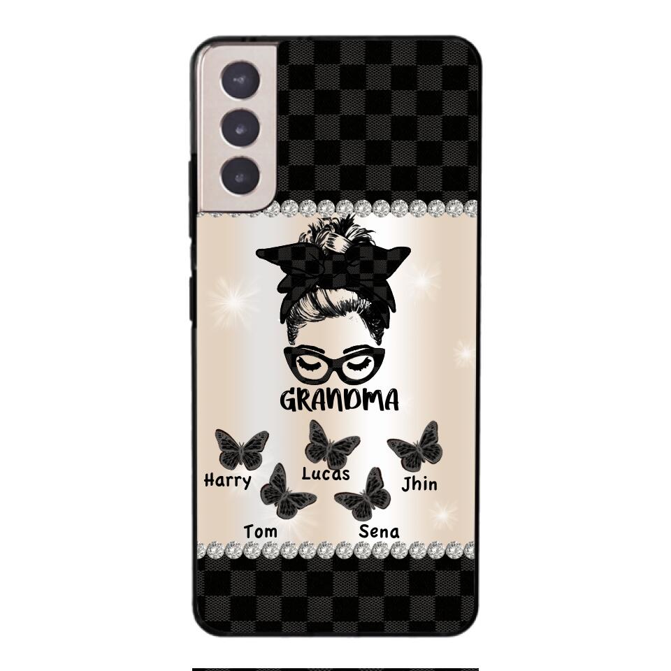 Personalized Grandma Phone Case Printed 22MAR-HC01