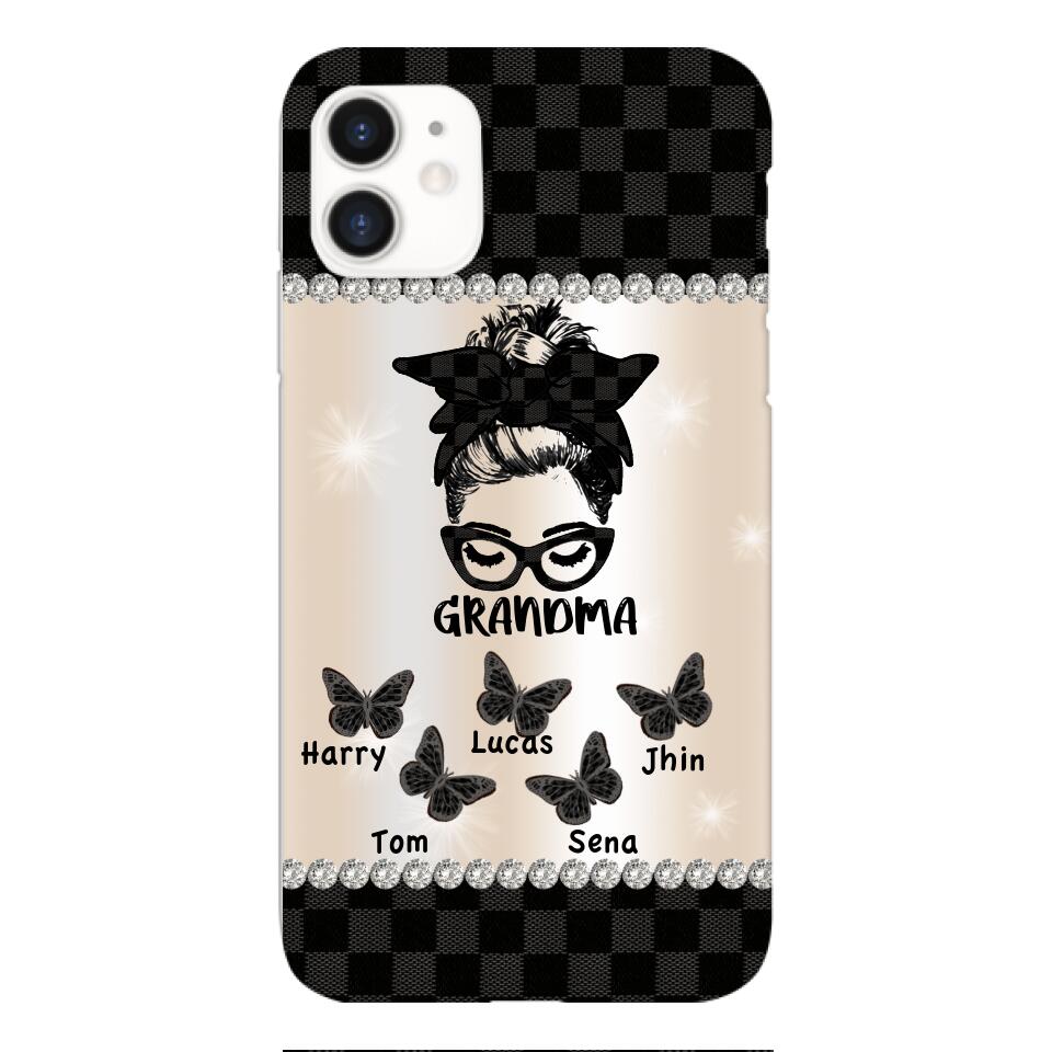 Personalized Grandma Phone Case Printed 22MAR-HC01