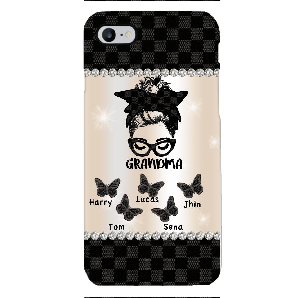 Personalized Grandma Phone Case Printed 22MAR-HC01