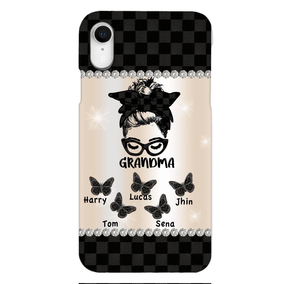 Personalized Grandma Phone Case Printed 22MAR-HC01