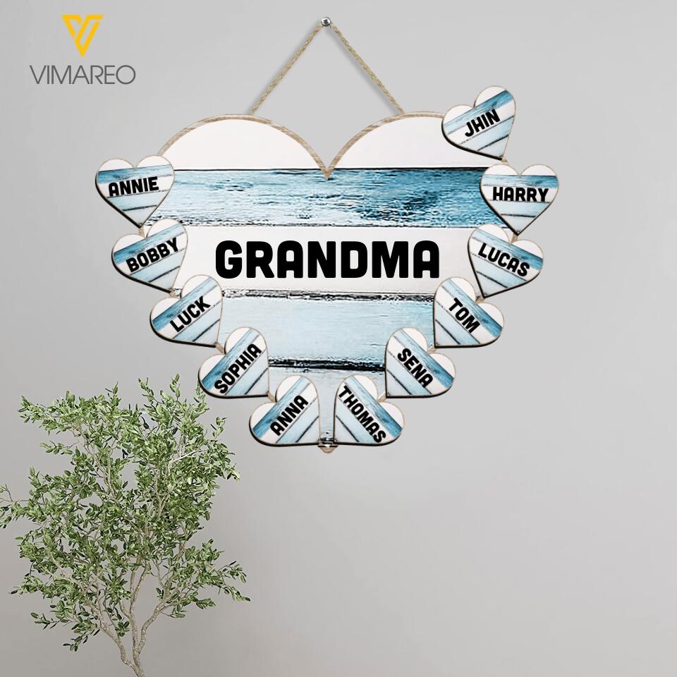 PERSONALIZED GRANDMA WOOD SIGN 22MAR-HQ02