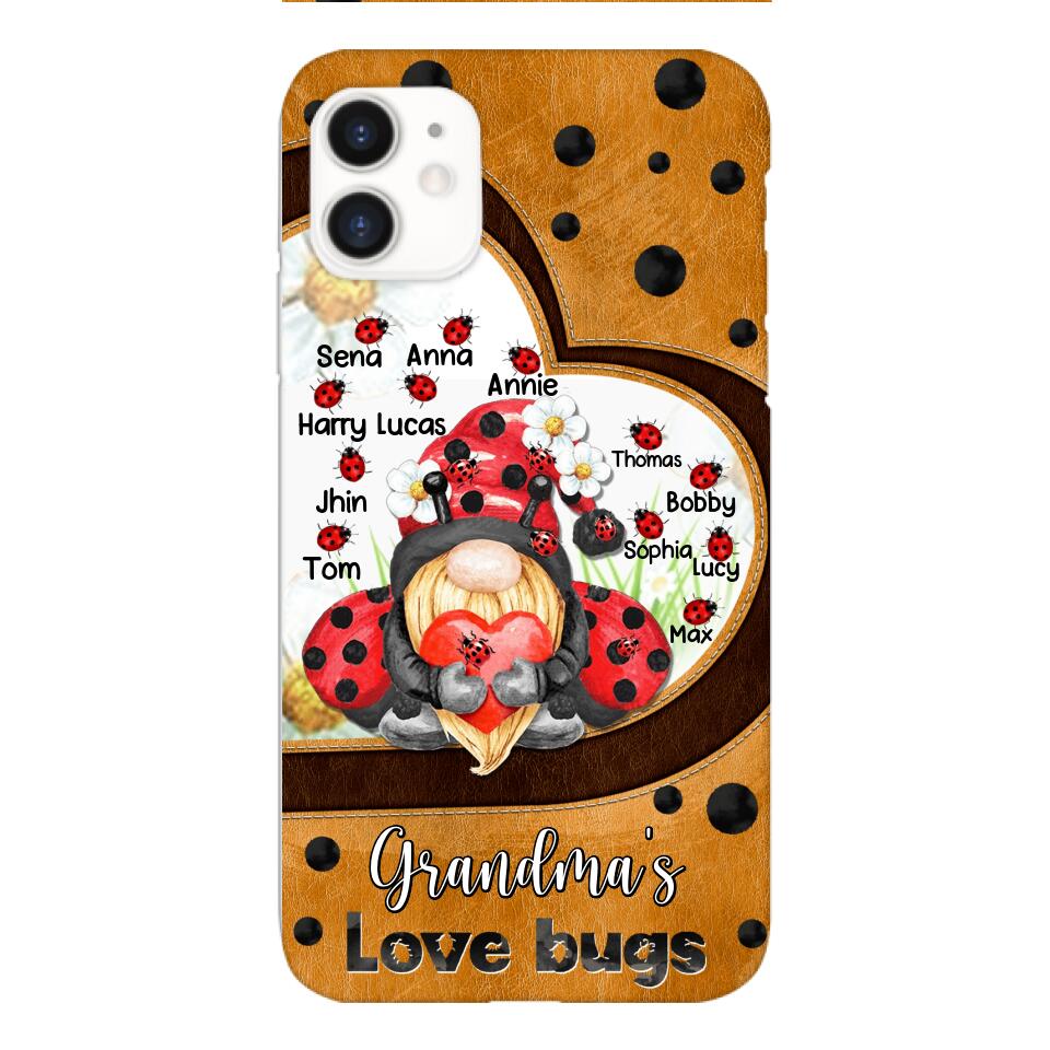 Personalized Grandma's Kid Phone Case Printed 22MAR-DT04