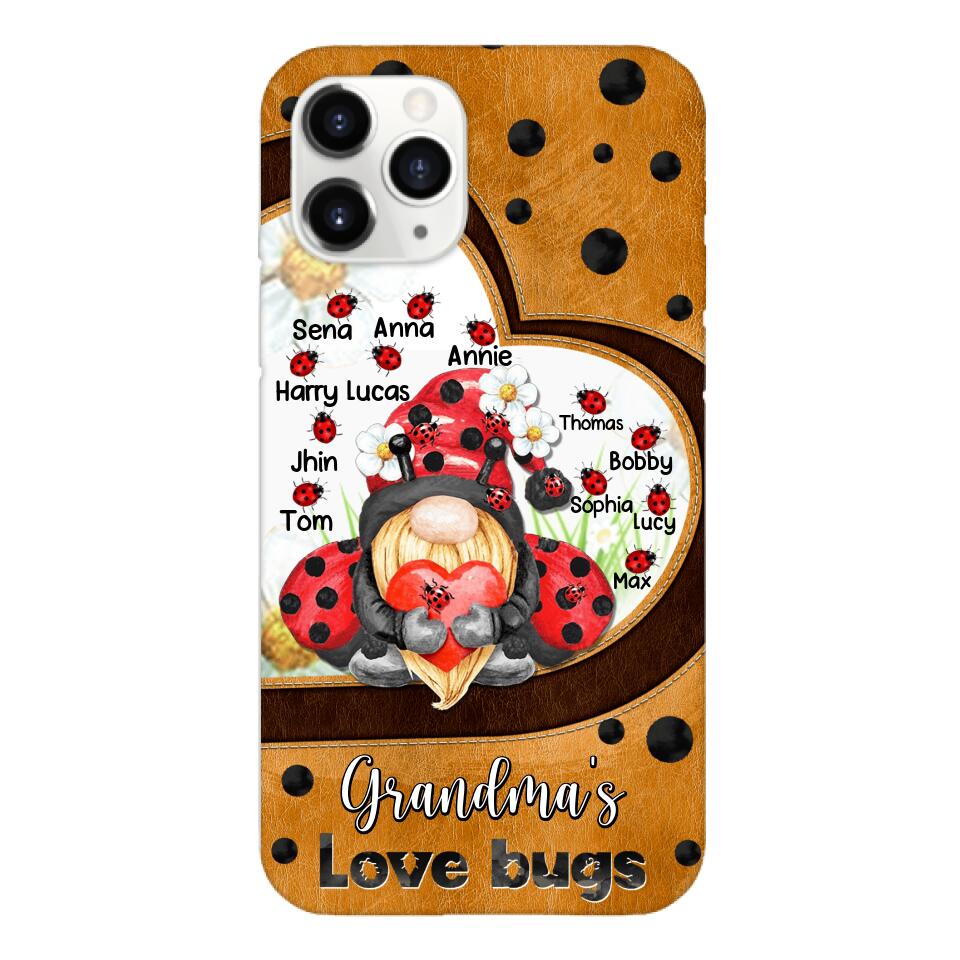 Personalized Grandma's Kid Phone Case Printed 22MAR-DT04