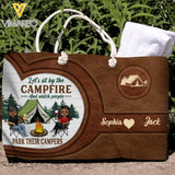 PERSONALIZED HUSBAND & WIFE CAMPING TOTE BAG 22JAN-DT17