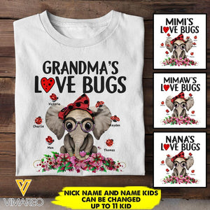 Personalized Grandma's Kid Tshirt Printed 22MAR-HC07