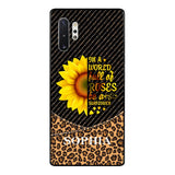 PERSONALIZED IIN THE WORLD FULL OF ROSES BE A SUNFLOWER  LEOPARD PHONECASE VHDT0803