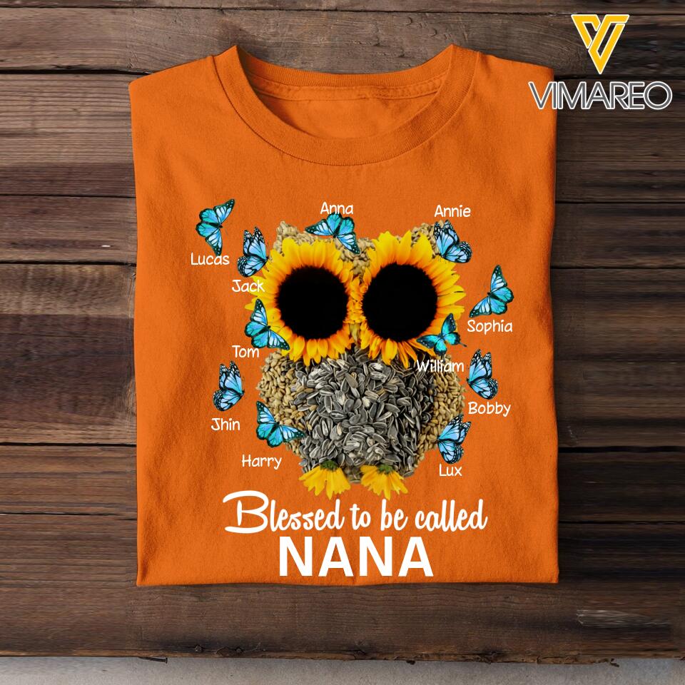 Personalized Grandma's Kid Tshirt Printed 22MAR-MQ07