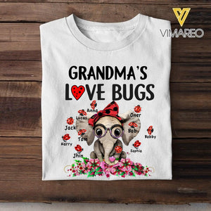 Personalized Grandma's Kid Tshirt Printed 22MAR-HC07