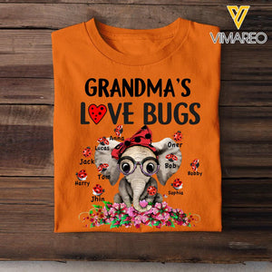 Personalized Grandma's Kid Tshirt Printed 22MAR-HC07