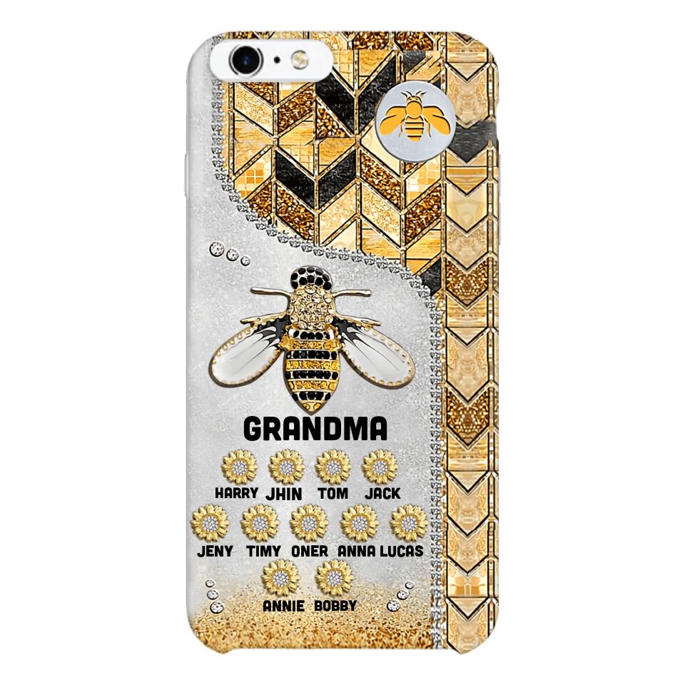 Personalized Grandma Kid Phone Case Printed 22MAR-HQ07