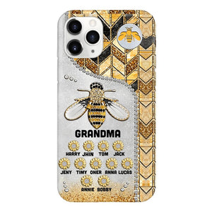 Personalized Grandma Kid Phone Case Printed 22MAR-HQ07