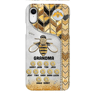 Personalized Grandma Kid Phone Case Printed 22MAR-HQ07