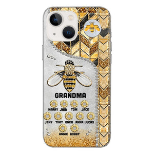 Personalized Grandma Kid Phone Case Printed 22MAR-HQ07