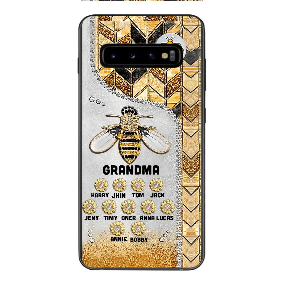 Personalized Grandma Kid Phone Case Printed 22MAR-HQ07