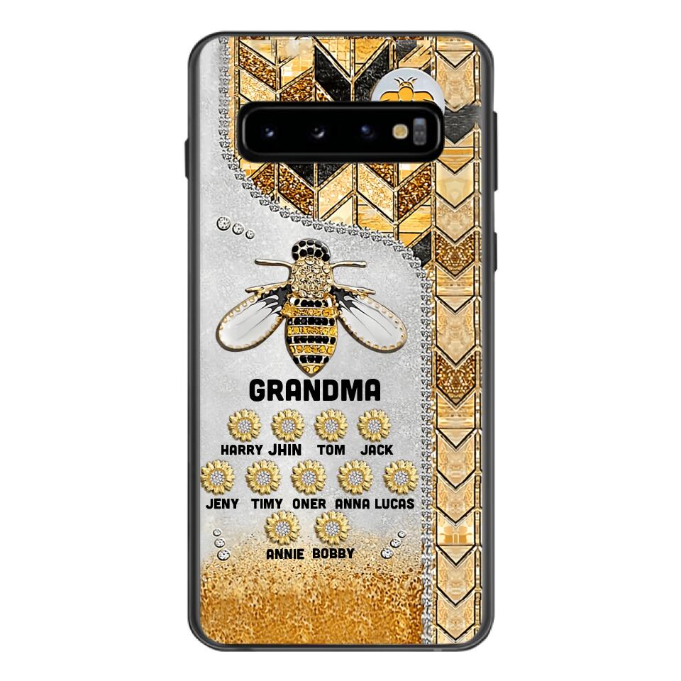 Personalized Grandma Kid Phone Case Printed 22MAR-HQ07