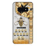 Personalized Grandma Kid Phone Case Printed 22MAR-HQ07