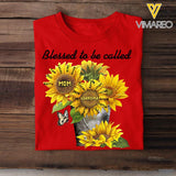 Personalized Grandma's Kid Blessed To Be Called Tshirt Printed 22MAR-HC08