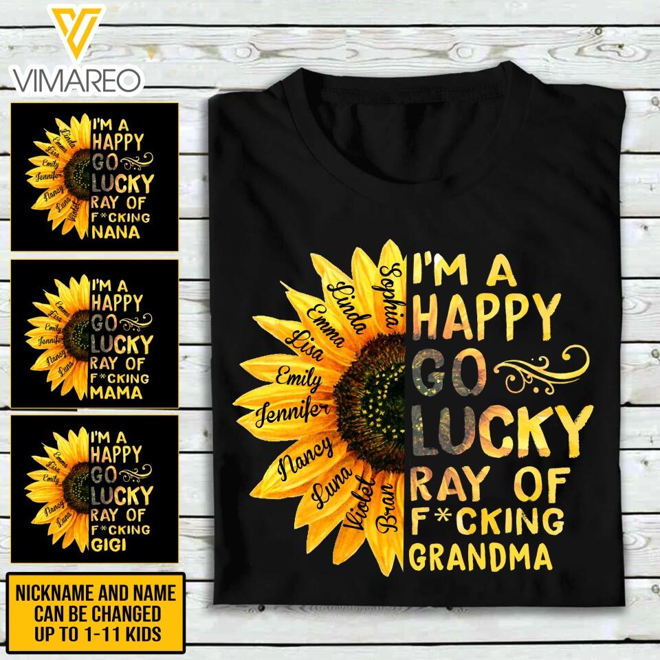 Personalized Grandma's Kid Tshirt Printed 22MAR-QH08