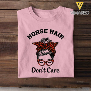 PERSONALIZED HORSE HAIR DON'T CARE TSHIRT QTHC0903