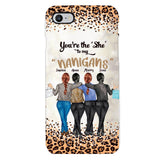 Personalized Besties Best Friends "She" To My "Nanigans" Phone Case Printed 22MAR-HC09