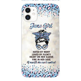 PERSONALIZED JUNE GIRL A MOUTH SHE CAN'T CONTROL PHONECASE QTHC1003