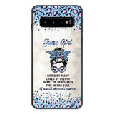 PERSONALIZED JUNE GIRL A MOUTH SHE CAN'T CONTROL PHONECASE QTHC1003