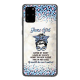 PERSONALIZED JUNE GIRL A MOUTH SHE CAN'T CONTROL PHONECASE QTHC1003