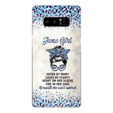 PERSONALIZED JUNE GIRL A MOUTH SHE CAN'T CONTROL PHONECASE QTHC1003