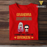 Personalized Grandma And Grandson A Bond That Can't Be Broken Tshirt Printed 22MAR-HC11