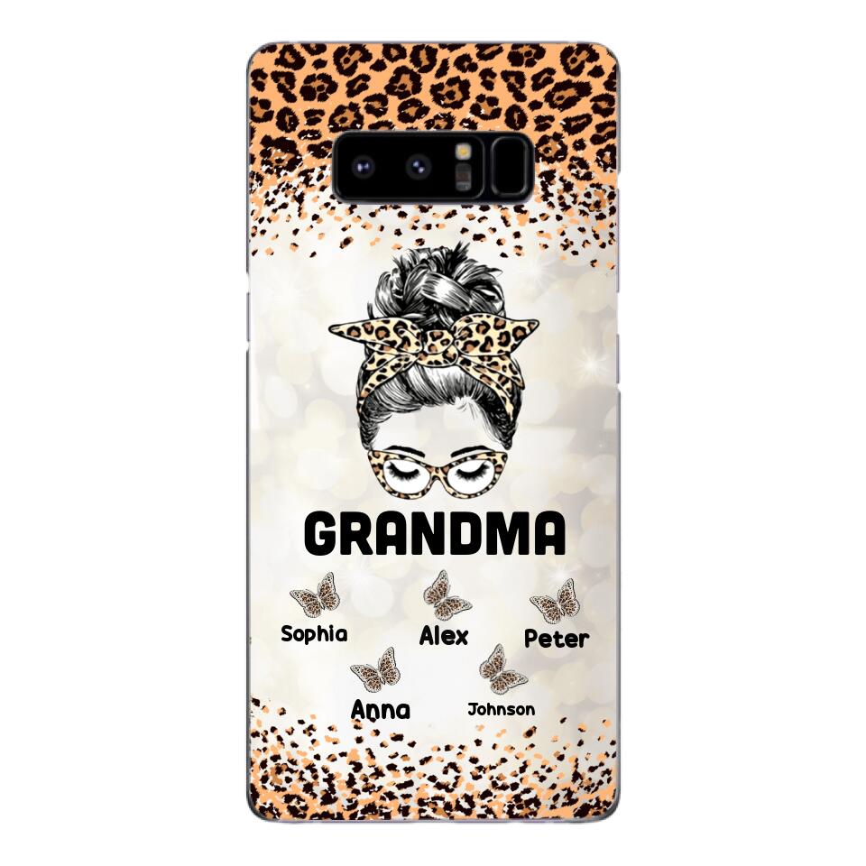 PERSONALIZED GRANDMA KID NAME PHONECASE VHVQ1403