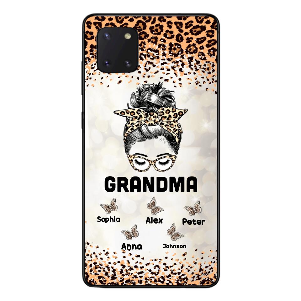 PERSONALIZED GRANDMA KID NAME PHONECASE VHVQ1403