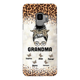 PERSONALIZED GRANDMA KID NAME PHONECASE VHVQ1403