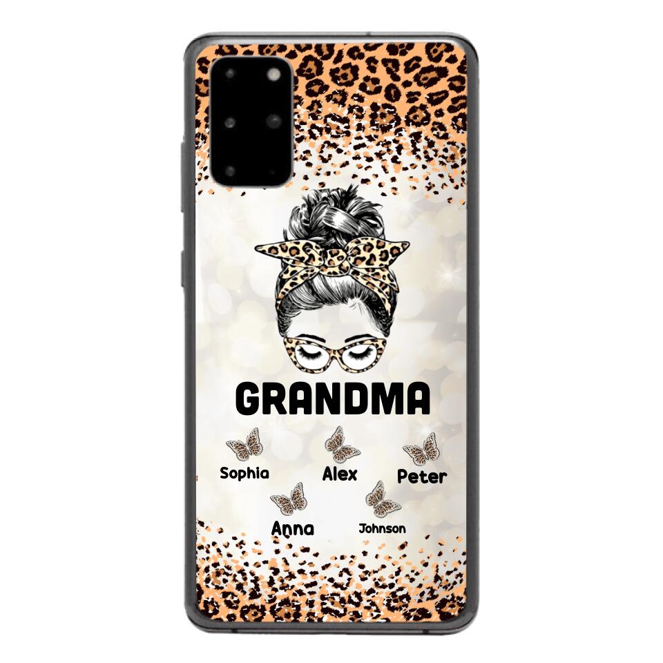 PERSONALIZED GRANDMA KID NAME PHONECASE VHVQ1403