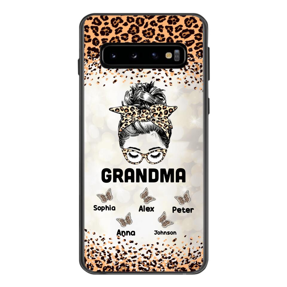 PERSONALIZED GRANDMA KID NAME PHONECASE VHVQ1403