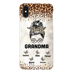 PERSONALIZED GRANDMA KID NAME PHONECASE VHVQ1403