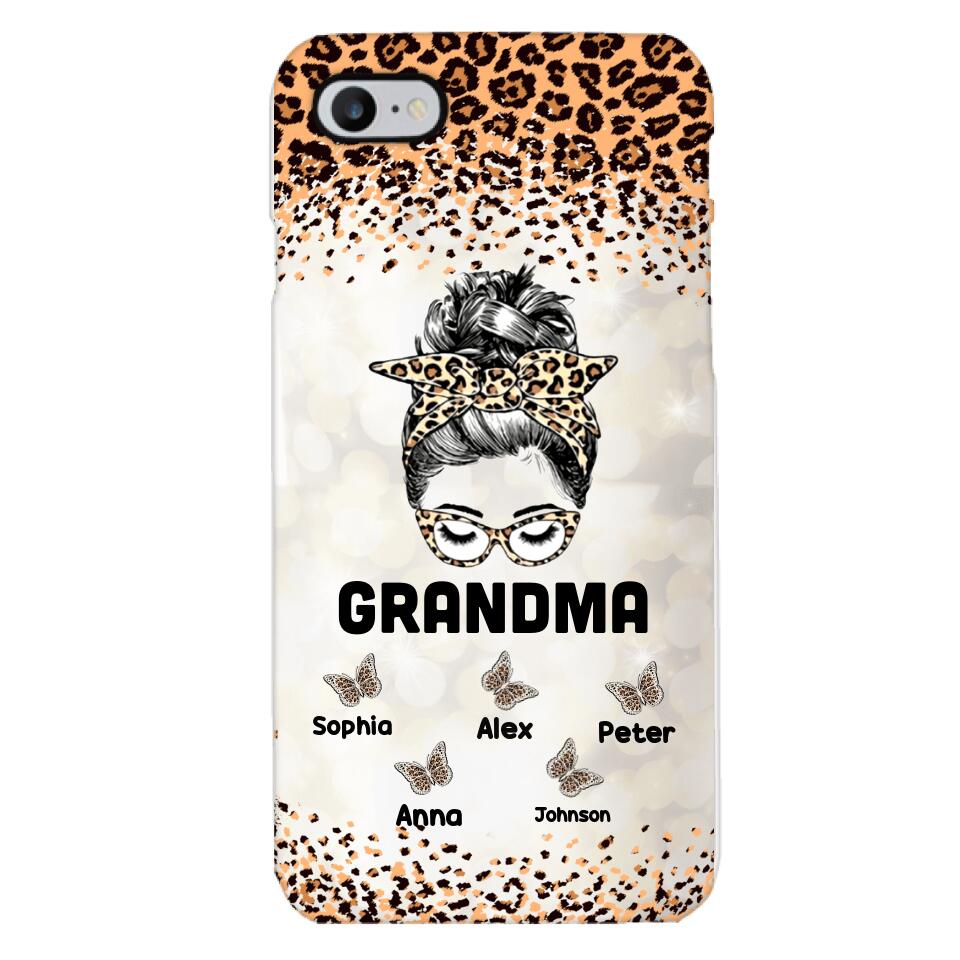 PERSONALIZED GRANDMA KID NAME PHONECASE VHVQ1403