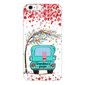 PERSONALIZED GRANDMA'S PEEPS KID NAME PHONECASE QTHQ1503