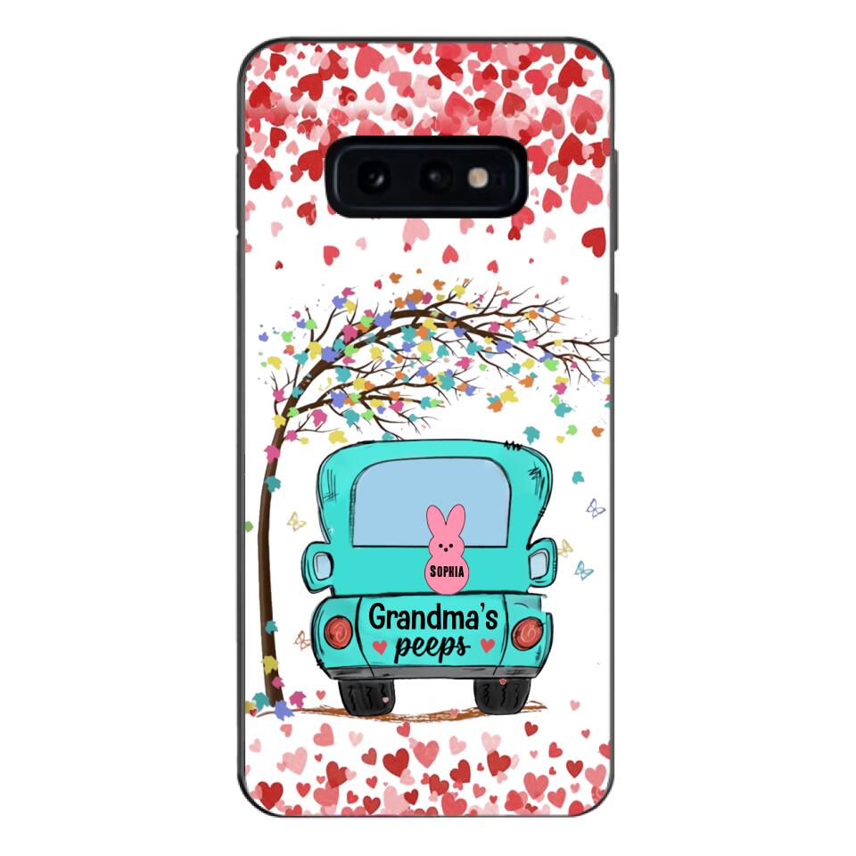 PERSONALIZED GRANDMA'S PEEPS KID NAME PHONECASE QTHQ1503