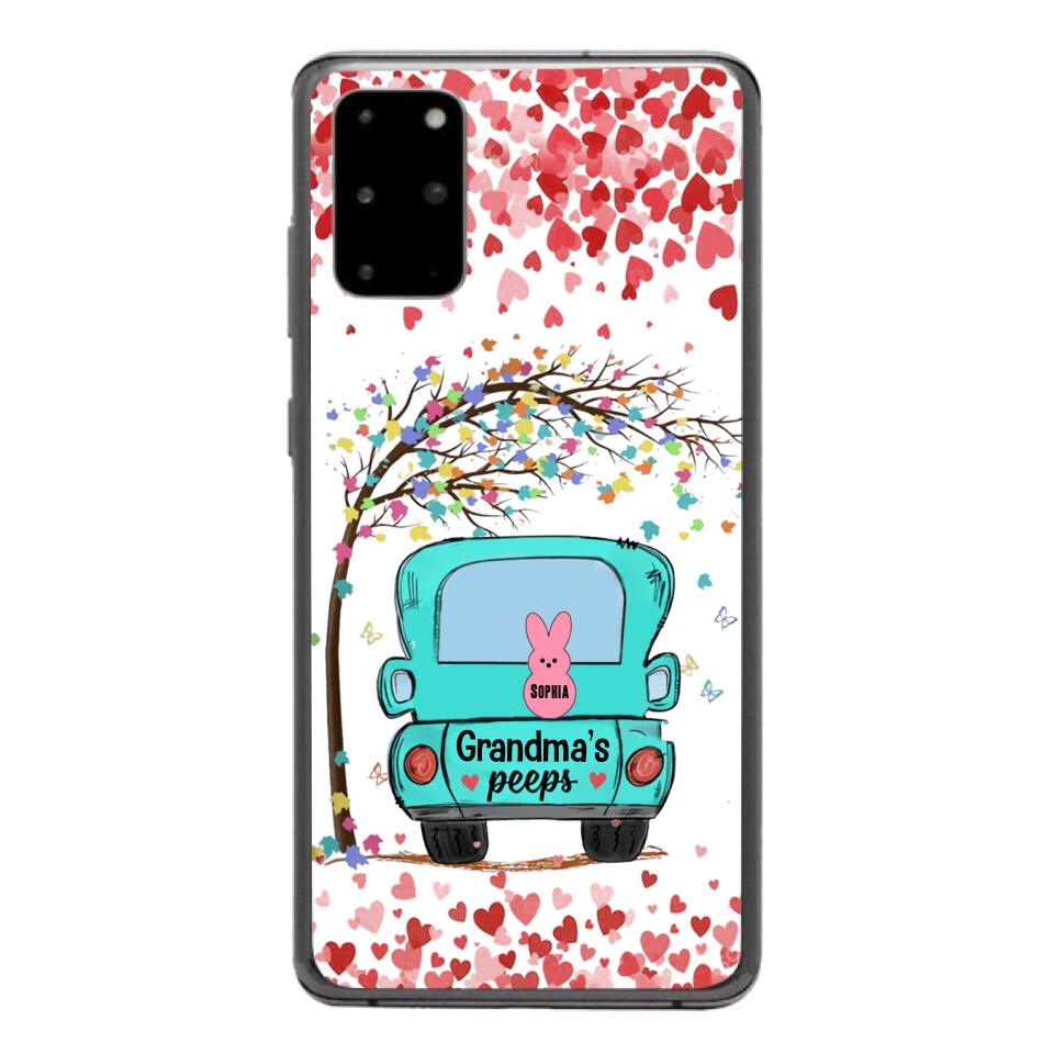 PERSONALIZED GRANDMA'S PEEPS KID NAME PHONECASE QTHQ1503