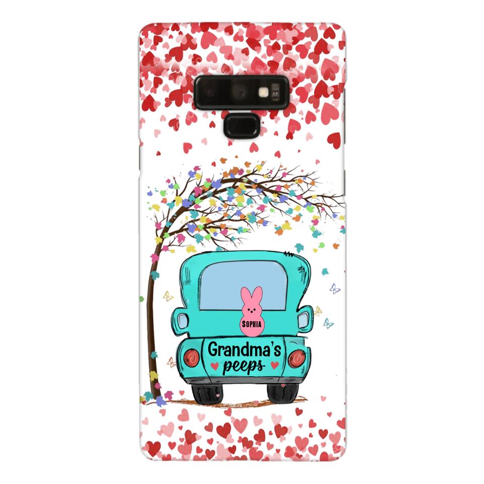 PERSONALIZED GRANDMA'S PEEPS KID NAME PHONECASE QTHQ1503