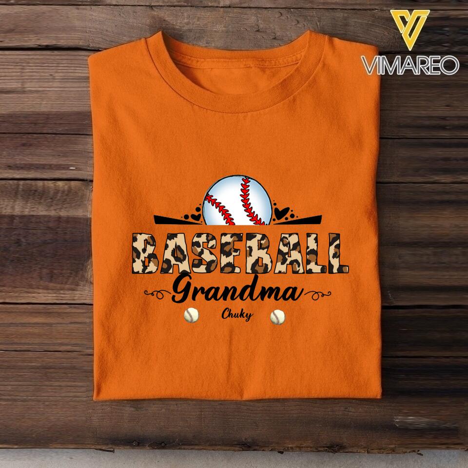 PERSONALIZED Grandma Basball TSHIRT QTHC1603