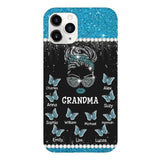 Personalized Grandma Kid Name Butterfly Phonecase DMMQ1603