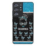 Personalized Grandma Kid Name Butterfly Phonecase DMMQ1603