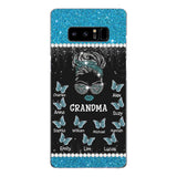 Personalized Grandma Kid Name Butterfly Phonecase DMMQ1603