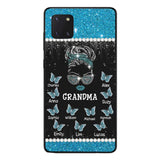 Personalized Grandma Kid Name Butterfly Phonecase DMMQ1603