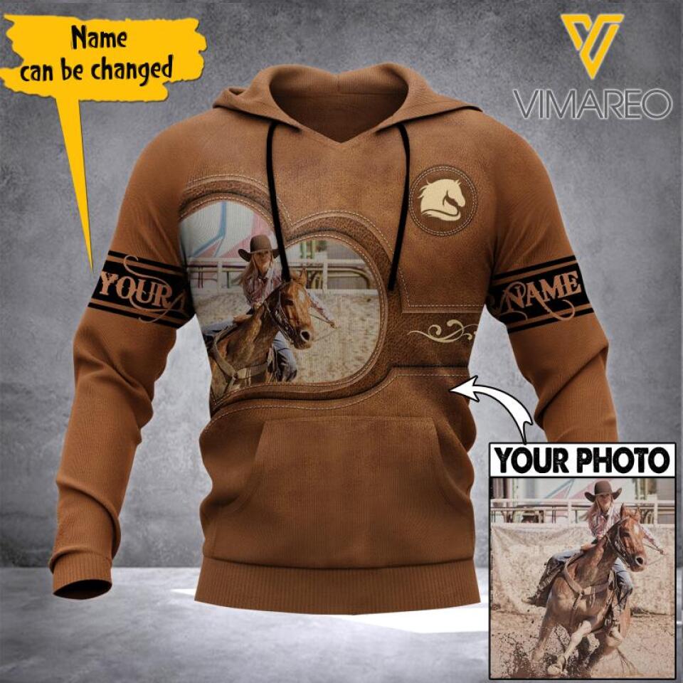 PERSONALIZED HORSE RIDING HOODIE 3D PRINTED QTTQ1703