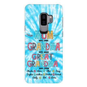 Personalized Mom Grandma Kid Name Phonecase MTDT1703